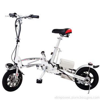 12" Folding Electric Bike with Lithium Battery 36V, 8.5Ah and 250W MotorNew